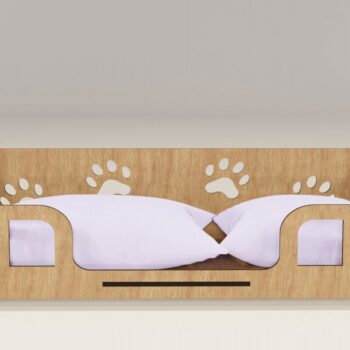 Intra απο ξύλο plywood Χρώμα wenge 3mm-4mm πάχος - Dog Bed Fie / Cute Bed for Pet Δίασταση 510x310 cm INTRAFABR-33803888 - Image 8