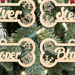 Intra απο ξύλο plywood  Χρώμα wenge 3mm-4mm πάχος - Laser Χριστουγεννιάτικο Στολίδι Σκύλου Δίασταση 6x6 cm INTRAFABR-110496965