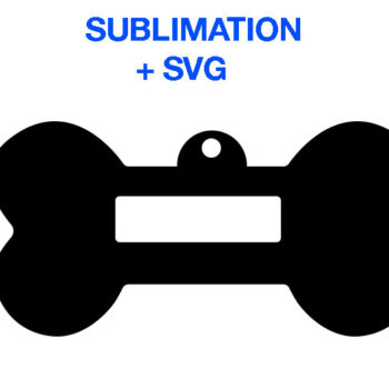 Intra απο ξύλο plywood  Χρώμα wenge 3mm-4mm πάχος - ετικέτας σκύλου, διάνυσμα οστών σκύλου Δίασταση 30x40 cm INTRAFABR-110497089 - Image 1