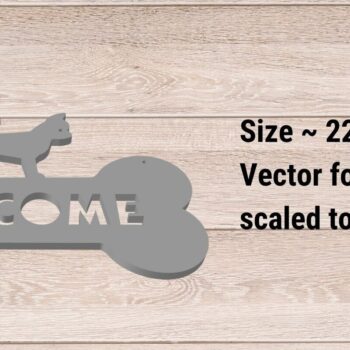 Intra απο ξύλο plywood  Χρώμα wenge 3mm-4mm πάχος - Πακέτο καλωσορίσματος φυλών σκύλων, Dog Δίασταση 30x20 cm INTRAFABR-90819177 - Image 2