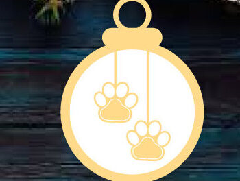 Intra απο ξύλο plywood  Χρώμα wenge 3mm-4mm πάχος - Χριστουγεννιάτικο στολίδι σκύλου ό λέιζερ τοίχου Δίασταση 6x6 cm INTRAFABR-122810288 - Image 1