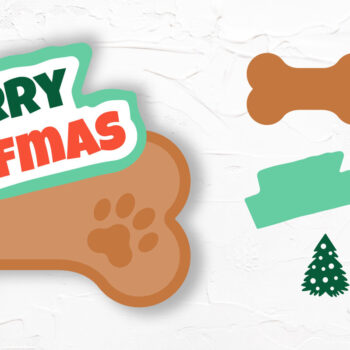 Intra απο ξύλο plywood Χρώμα wenge 3mm-4mm πάχος - Κοπή χριστουγεννιάτικου χαρτιού σκύλου. Χριστούγεννα σκυλιών Δίασταση 30x20 cm INTRAFABR-74269763 - Image 1