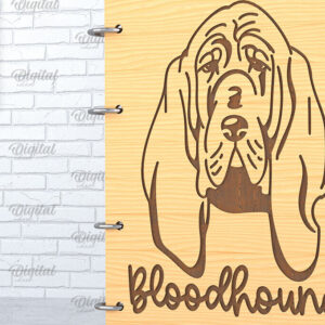 Intra απο ξύλο plywood  Χρώμα wenge 3mm-4mm πάχος - κάλυμμα σκύλου. Bloodhound Δίασταση 30x20 cm INTRAFABR-33771626