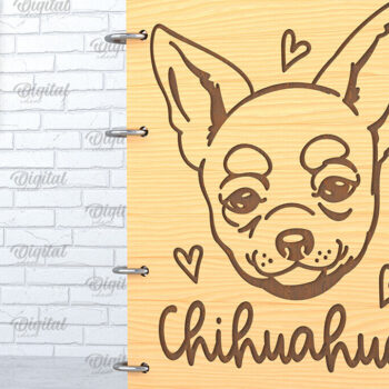 Intra απο ξύλο plywood  Χρώμα wenge 3mm-4mm πάχος - κάλυμμα σκύλου. Chihuahua Δίασταση 30x20 cm INTRAFABR-29844651 - Image 1