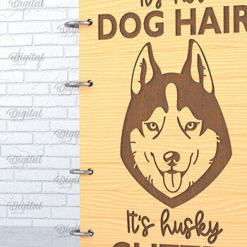 Intra απο ξύλο plywood  Χρώμα wenge 3mm-4mm πάχος - κάλυμμα σκύλου. Husky Δίασταση 30x20 cm INTRAFABR-72392325 - Image 1