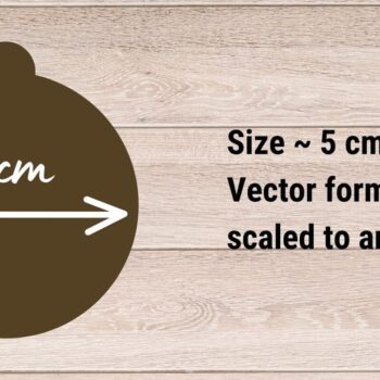 Intra απο ξύλο plywood  Χρώμα wenge 3mm-4mm πάχος - Μπρελόκ για σκύλους , Δώρο Dog Lovers, Γούρι Δίασταση 4x4 cm INTRAFABR-103999742 - Image 2