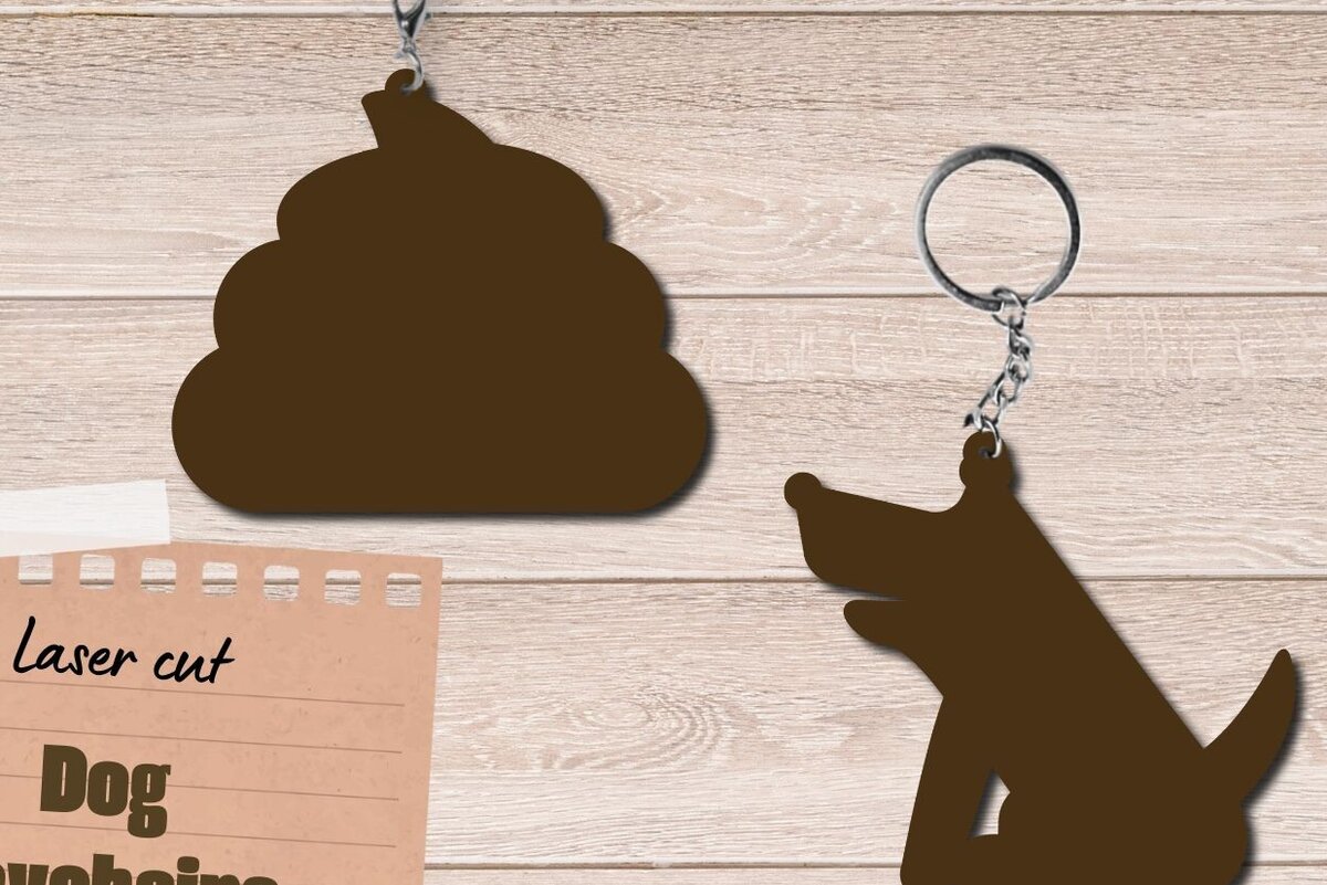 Intra απο ξύλο plywood  Χρώμα wenge 3mm-4mm πάχος - Μπρελόκ για σκύλους , Dog Lovers Gift Δίασταση 3x3 cm INTRAFABR-103999731