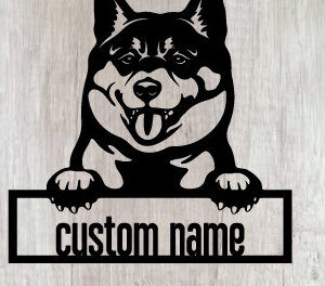 Intra απο ξύλο plywood  Χρώμα wenge 3mm-4mm πάχος - κοπής με λέιζερ σκύλου, τέχνη τοίχου σκύλου Δίασταση 40x50 cm INTRAFABR-100847528