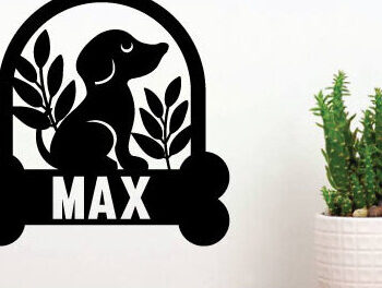 Intra απο ξύλο plywood  Χρώμα wenge 3mm-4mm πάχος - Dog Laser διακόσμηση τοίχου με λέιζερ Δίασταση 40x50 cm INTRAFABR-122457546 - Image 2