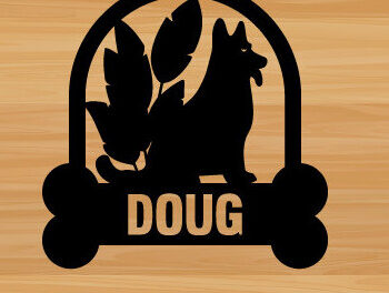 Intra απο ξύλο plywood  Χρώμα wenge 3mm-4mm πάχος - Dog Laser διακόσμηση τοίχου με λέιζερ Δίασταση 40x50 cm INTRAFABR-122457304 - Image 1