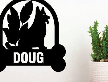 Intra απο ξύλο plywood  Χρώμα wenge 3mm-4mm πάχος - Dog Laser διακόσμηση τοίχου με λέιζερ Δίασταση 40x50 cm INTRAFABR-122457304 - Image 2