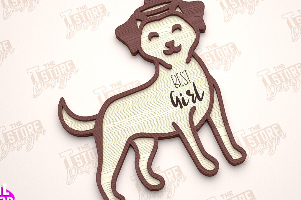 Intra απο ξύλο plywood  Χρώμα wenge 3mm-4mm πάχος - Στολίδι Μνήμης Σκύλου | Σκύλος Άγγελος | CNC Δίασταση 6x6 cm INTRAFABR-101963548