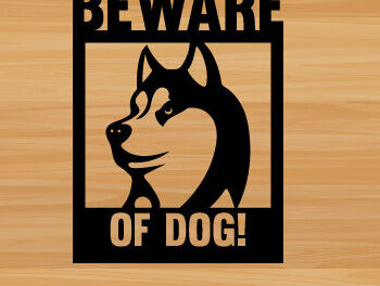 Intra απο ξύλο plywood  Χρώμα wenge 3mm-4mm πάχος - κοπής με λέιζερ τέχνης ς διακόσμησης τοίχου Dog Δίασταση 40x50 cm INTRAFABR-89541470 - Image 1