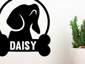 Intra απο ξύλο plywood  Χρώμα wenge 3mm-4mm πάχος - κοπής με λέιζερ τέχνης ς διακόσμησης τοίχου Dog Δίασταση 40x50 cm INTRAFABR-122134767 - Image 2