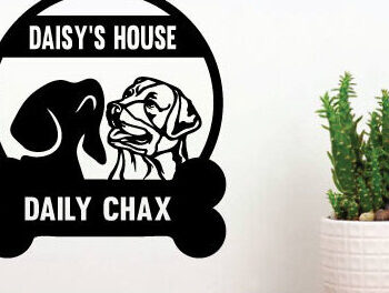 Intra απο ξύλο plywood  Χρώμα wenge 3mm-4mm πάχος - κοπής με λέιζερ τέχνης ς διακόσμησης τοίχου Dog Δίασταση 40x50 cm INTRAFABR-122134777 - Image 2