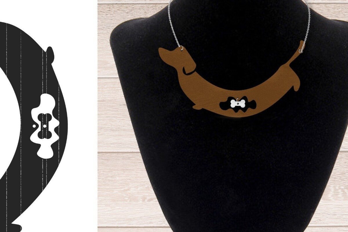 Intra απο ξύλο plywood  Χρώμα wenge 3mm-4mm πάχος - Κρεμαστό κολιέ σκύλου Κρεμαστό Laser Δίασταση 5x5 cm INTRAFABR-122134504