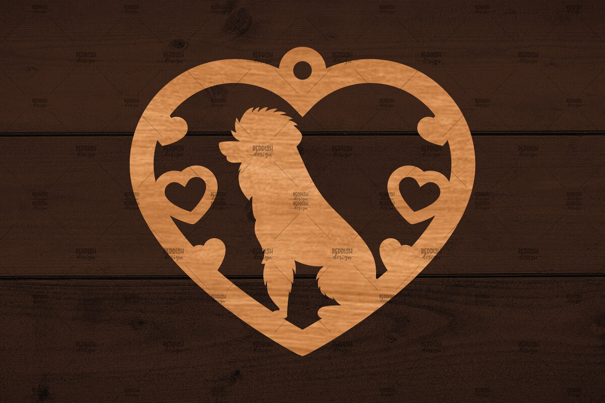 Intra απο ξύλο plywood  Χρώμα wenge 3mm-4mm πάχος - Στολίδι σκύλου , Δίασταση 6x6 cm INTRAFABR-117332863