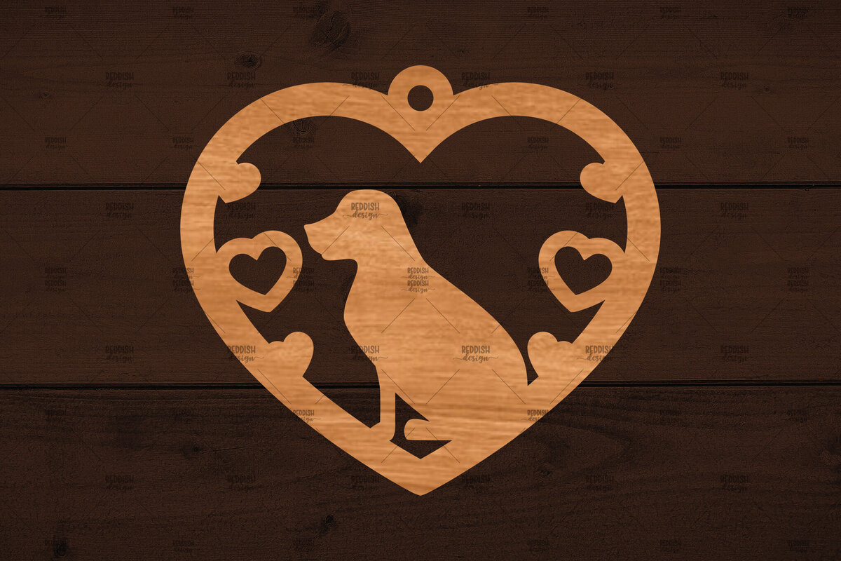 Intra απο ξύλο plywood  Χρώμα wenge 3mm-4mm πάχος - Στολίδι σκύλου , Δίασταση 6x6 cm INTRAFABR-117332873