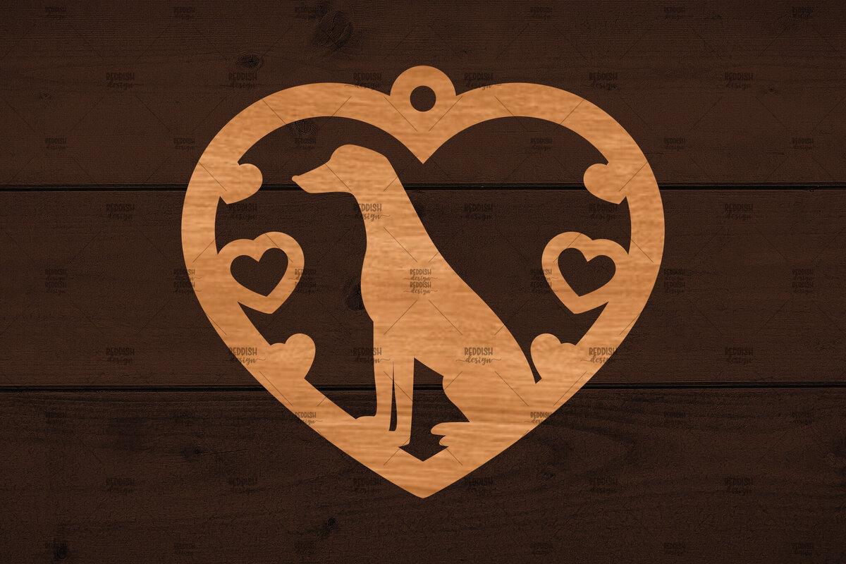 Intra απο ξύλο plywood  Χρώμα wenge 3mm-4mm πάχος - Στολίδι σκύλου , Δίασταση 6x6 cm INTRAFABR-117332883