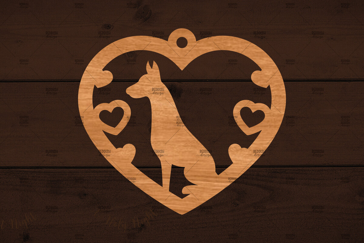 Intra απο ξύλο plywood  Χρώμα wenge 3mm-4mm πάχος - Στολίδι σκύλου , Δίασταση 6x6 cm INTRAFABR-117644286