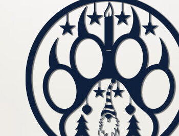 Intra απο ξύλο plywood  Χρώμα wenge 3mm-4mm πάχος - Δέσμη κοπής λέιζερ ποδιών σκύλου Δίασταση 30x20 cm INTRAFABR-104535514 - Image 6