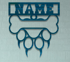 Intra απο ξύλο plywood  Χρώμα wenge 3mm-4mm πάχος - Σήμα ονόματος ποδιού σκύλου Δίασταση 30x20 cm INTRAFABR-72816369