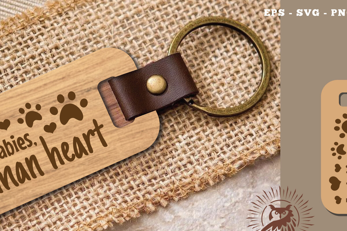 Intra απο ξύλο plywood  Χρώμα wenge 3mm-4mm πάχος - Μπρελόκ με λέιζερ αποσπάσματα σκύλου 1 Δίασταση 4x4 cm INTRAFABR-72377309