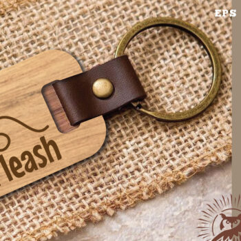 Intra απο ξύλο plywood Χρώμα wenge 3mm-4mm πάχος - Dog Quotes Μπρελόκ με λέιζερ 10 Δίασταση 4x4 cm INTRAFABR-72377316 - Image 1