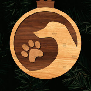 Intra απο ξύλο plywood  Χρώμα wenge 3mm-4mm πάχος - Στρογγυλό στολίδι με λέιζερ Δίασταση 6x6 cm INTRAFABR-90727452