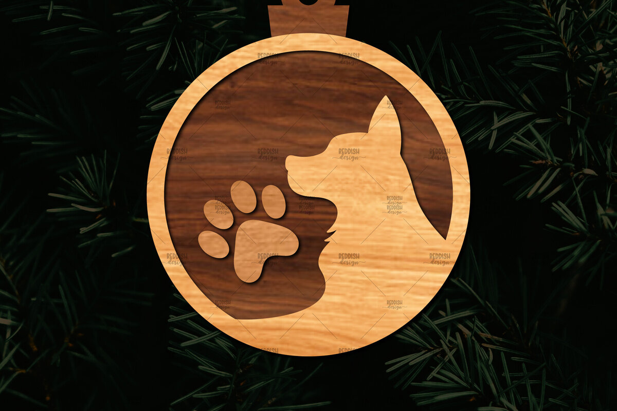 Intra απο ξύλο plywood  Χρώμα wenge 3mm-4mm πάχος - Στρογγυλό στολίδι με λέιζερ Δίασταση 6x6 cm INTRAFABR-39043684