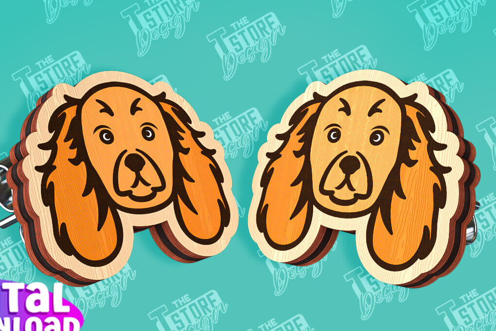 Intra απο ξύλο plywood  Χρώμα wenge 3mm-4mm πάχος - Πρότυπα κοπής με λέιζερ σκουλαρίκια με καρφιά σκύλου Δίασταση 3x3 cm INTRAFABR-90727501