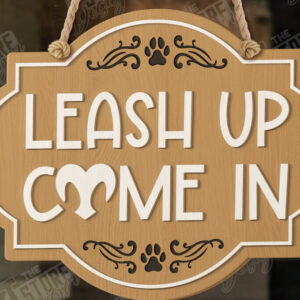 Intra απο ξύλο plywood  Χρώμα wenge 3mm-4mm πάχος - Σκύλοι Καλωσορίζουν Άτομα Ανεκτά Σήμα | CNC Δίασταση 30x20 cm INTRAFABR-118535300