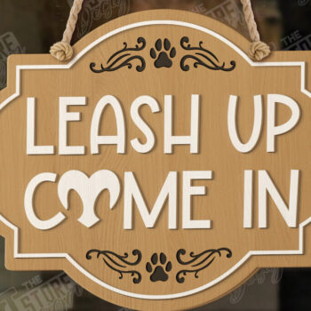 Intra απο ξύλο plywood Χρώμα wenge 3mm-4mm πάχος - Σκύλοι Καλωσορίζουν Άτομα Ανεκτά Σήμα | CNC Δίασταση 30x20 cm INTRAFABR-118535300 - Image 1