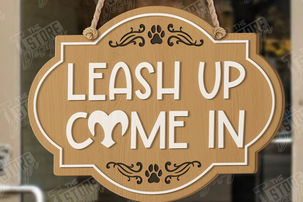 Intra απο ξύλο plywood  Χρώμα wenge 3mm-4mm πάχος - Σκύλοι Καλωσορίζουν Άτομα Ανεκτά Σήμα | CNC Δίασταση 30x20 cm INTRAFABR-118535300