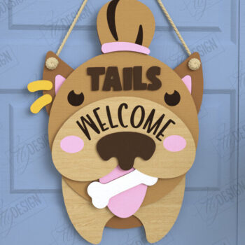 Intra απο ξύλο plywood Χρώμα wenge 3mm-4mm πάχος - Σκύλοι Καλωσορίζουν Άτομα Ανεκτά Σήμα | CNC Δίασταση 30x20 cm INTRAFABR-118267750 - Image 1