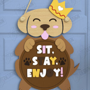 Intra απο ξύλο plywood  Χρώμα wenge 3mm-4mm πάχος - Σκύλοι Καλωσορίζουν Άτομα Ανεκτά Σήμα | CNC Δίασταση 30x20 cm INTRAFABR-104810435