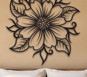 Intra απο ξύλο plywood  Χρώμα wenge 3mm-4mm πάχος - Dogwood Flower Wall Art Δίασταση 40x50 cm INTRAFABR-71852422