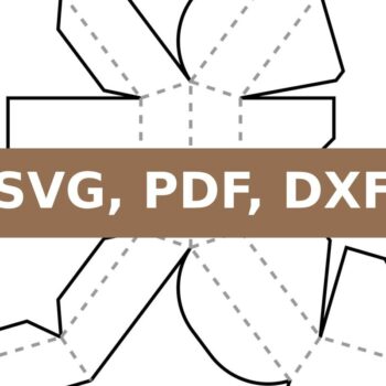 Intra απο ξύλο plywood Χρώμα wenge 3mm-4mm πάχος - Κουτί ντόνατ Δίασταση 20x20 cm INTRAFABR-61284073 - Image 2