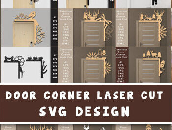 Intra απο ξύλο plywood  Χρώμα wenge 3mm-4mm πάχος - Δέσμη με γωνιακή πόρτας Δίασταση 30x20 cm INTRAFABR-100453171 - Image 1