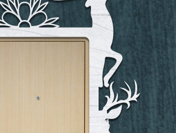 Intra απο ξύλο plywood  Χρώμα wenge 3mm-4mm πάχος - Δέσμη με γωνιακή πόρτας Δίασταση 40x50 cm INTRAFABR-100512549 - Image 9