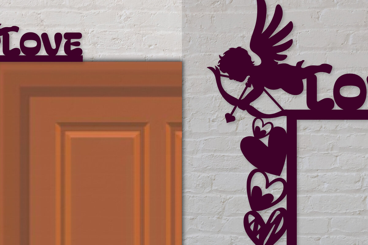 Intra απο ξύλο plywood  Χρώμα wenge 3mm-4mm πάχος - Γωνιακή πόρτα του Αγίου Βαλεντίνου Δίασταση 30x20 cm INTRAFABR-77326912