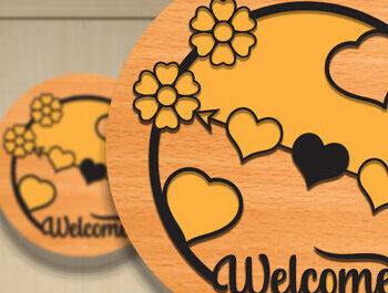 Intra απο ξύλο plywood  Χρώμα wenge 3mm-4mm πάχος - Κρεμάστρα πόρτας Bundle Δίασταση 40x50 cm INTRAFABR-83542208 - Image 6