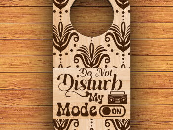 Intra απο ξύλο plywood  Χρώμα wenge 3mm-4mm πάχος - Κρεμάστρα πόμολο πόρτας Δέσμη Δίασταση 20x20 cm INTRAFABR-34540437 - Image 9