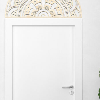 Intra απο ξύλο plywood Χρώμα wenge 3mm-4mm πάχος - Πόρτα Mandala V1 Δίασταση 30x30 cm INTRAFABR-33978660 - Image 1