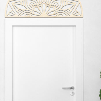 Intra απο ξύλο plywood  Χρώμα wenge 3mm-4mm πάχος - Πόρτα Mandala V2 Δίασταση 30x30 cm INTRAFABR-34540475 - Image 1