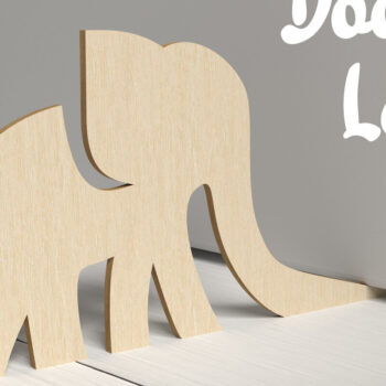 Intra απο ξύλο plywood Χρώμα wenge 3mm-4mm πάχος - Διακόσμηση σπιτιού Doorstop. Doorstops Δίασταση 30x20 cm INTRAFABR-41834336 - Image 1