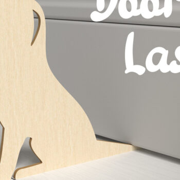 Intra απο ξύλο plywood Χρώμα wenge 3mm-4mm πάχος - Διακόσμηση σπιτιού Doorstop. Doorstops Δίασταση 30x20 cm INTRAFABR-50023152 - Image 1