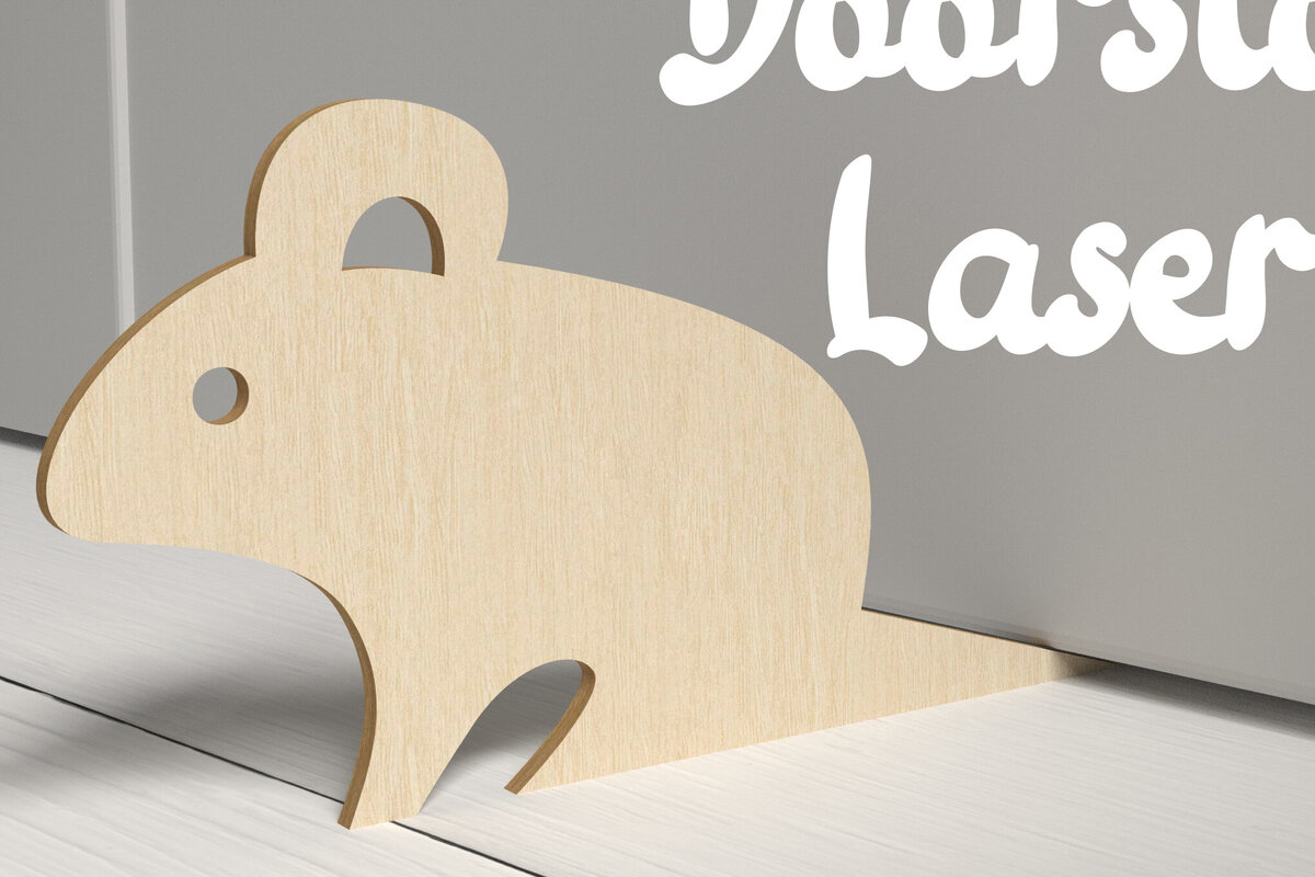 Intra απο ξύλο plywood  Χρώμα wenge 3mm-4mm πάχος - Doorstops . Διακόσμηση σπιτιού Doorstop Δίασταση 30x20 cm INTRAFABR-106178452