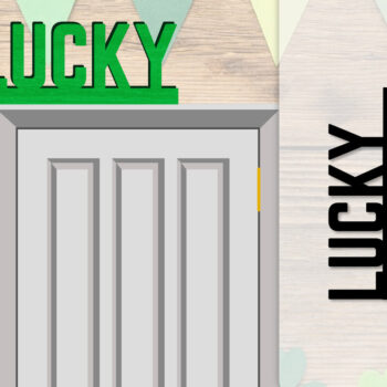 Intra απο ξύλο plywood Χρώμα wenge 3mm-4mm πάχος - Dorr Corner St Patrick's Day Lasercut Δίασταση 20x20 cm INTRAFABR-43516483 - Image 1