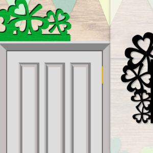 Intra απο ξύλο plywood  Χρώμα wenge 3mm-4mm πάχος - Dorr Corner St Patrick's Day Lasercut Δίασταση 20x20 cm INTRAFABR-39474587